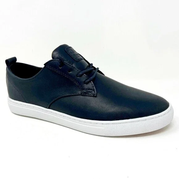Clae Ellington SP Black Leather Mens Casual Sneakers - Picture 2 of 8
